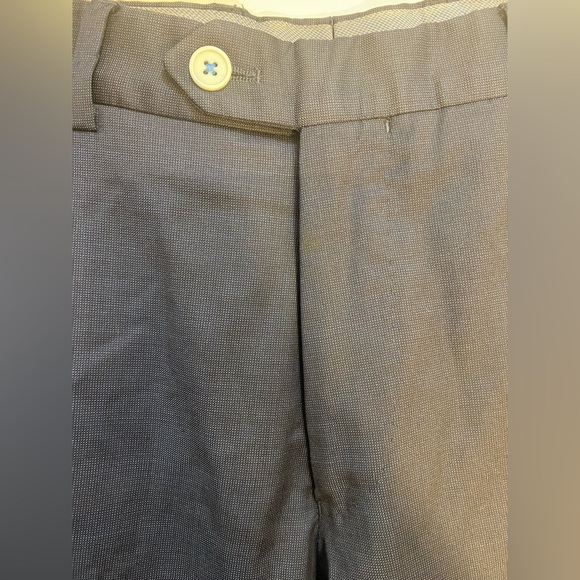 Massimo Dutti Dress Blue Pants Men's Super 130’s Wool Size 32/32 - Picture 2 of 9